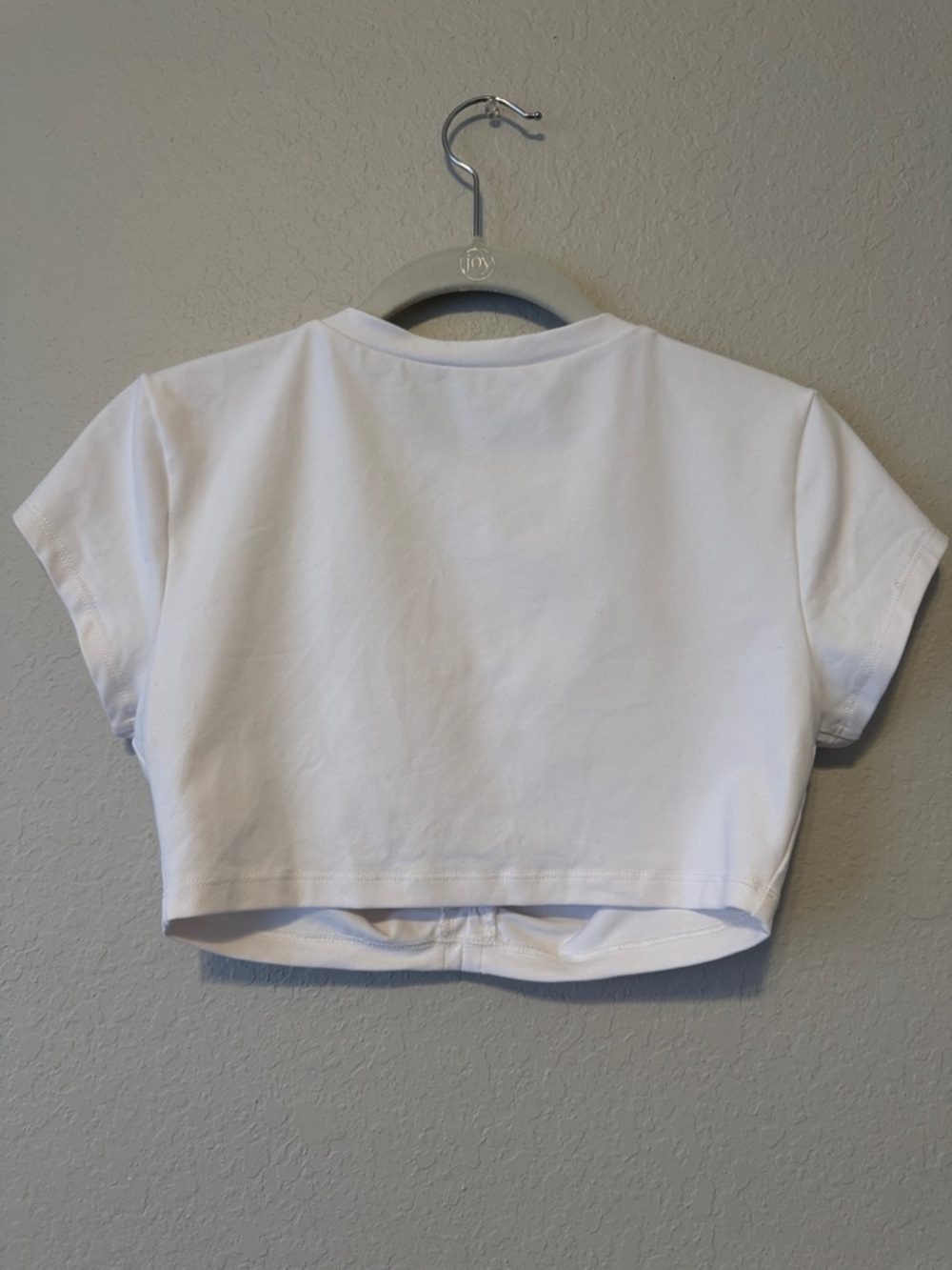 Susana Monaco White Ruched Crop Top - Picture 6 of 6